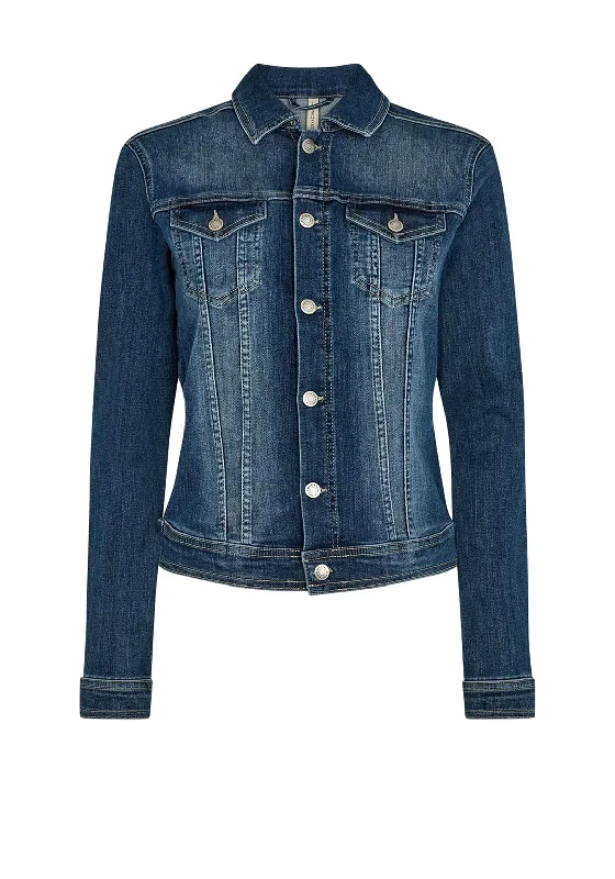 Jackets White-Soyaconcept Kimberly Denim Jacket, Medium Blue