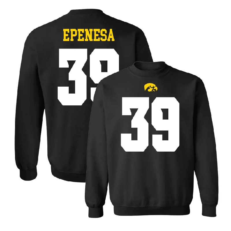 Long Sleeve Popular-Football Black Shirsey Crew - Eric Epenesa