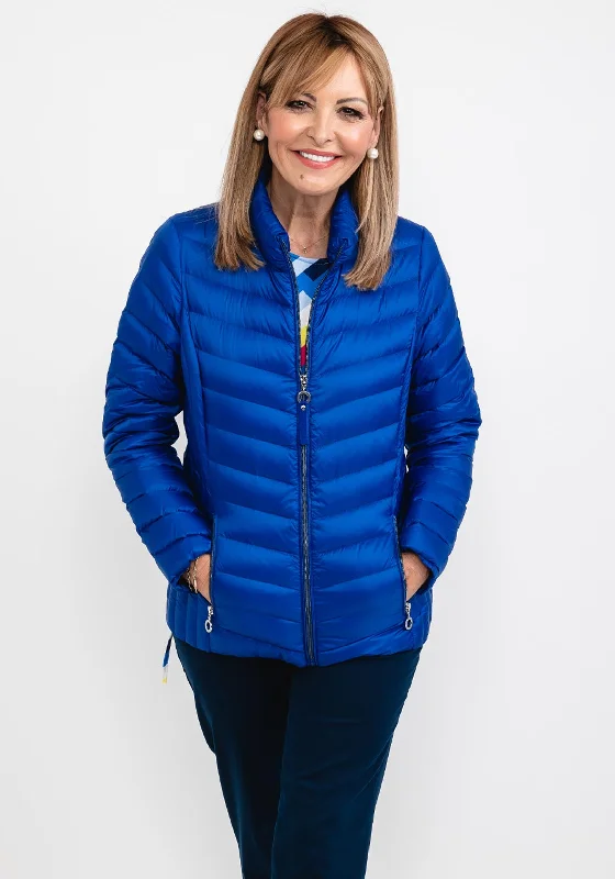 Jackets Lounge-Frandsen Duck Down Short Quilted Jacket, Royal Blue