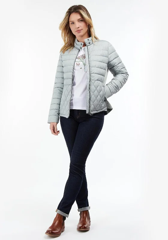 Jackets Sun Protection-Barbour Womens Esme Quilted Short Jacket, Lily Pad