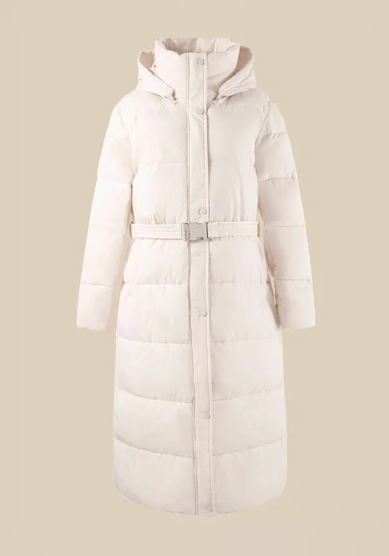 Jackets Racing-Seventy1 Long Puffer Coat, Cream