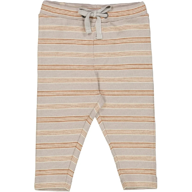 Night Out Pants-Soft Pants Manfred - morning dove stripe