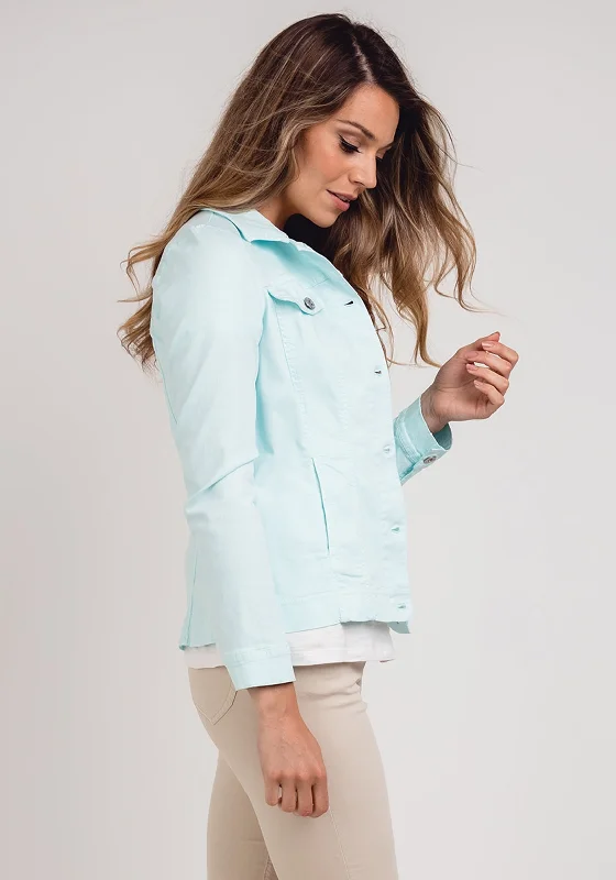 Jackets Insulated-Robell Happy Denim Jacket, Pale Blue