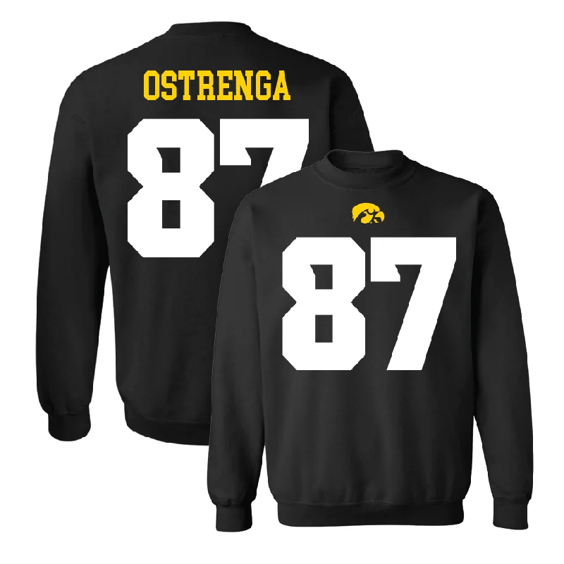 Long Sleeve Insulated-Black Football Shirsey Crew  - Addison Ostrenga