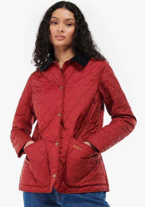 Jackets Toddler-Barbour Womens Annandale Jacket, Dark Red