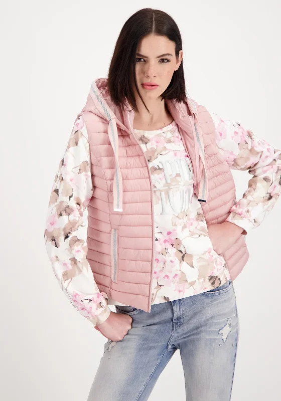 Jackets Movie-Themed-Monari Short Quilted Gilet, Blossom Pink