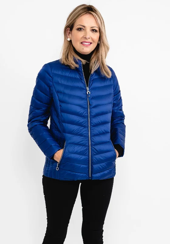 Jackets Beach-Frandsen Duck Down Quilted Short Jacket, Royal Blue