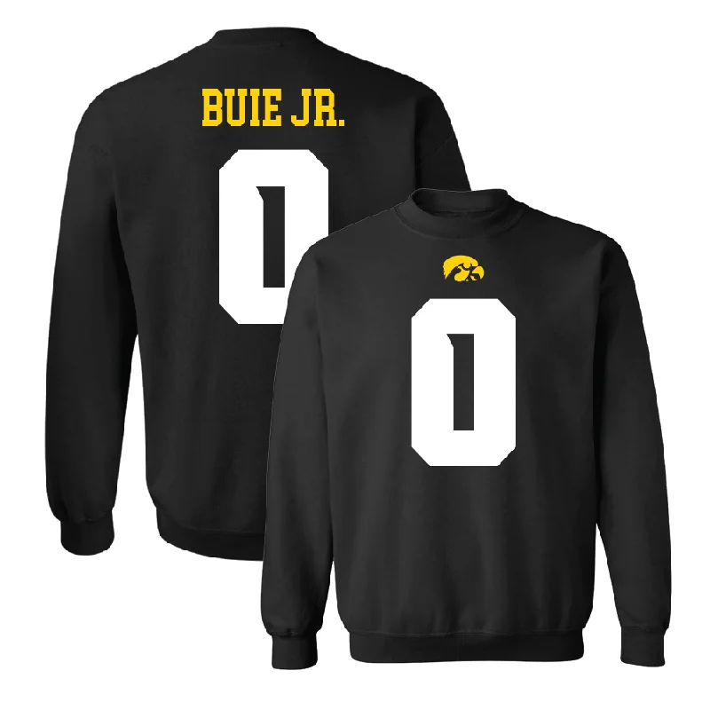 Long Sleeve Colorblock-Black Football Shirsey Crew - Jarriett Buie Jr.