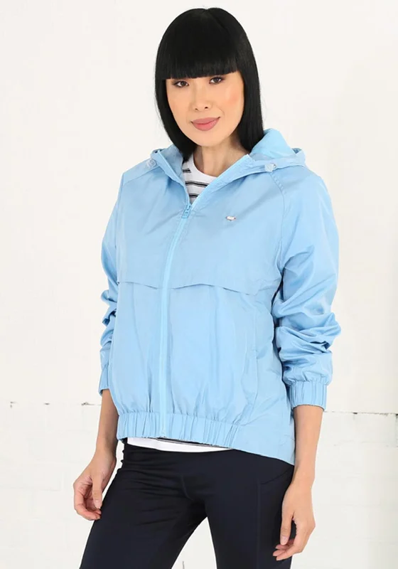 Jackets Multi-Color-Rant & Rave Olive Short Light Rain Jacket, Sky Blue