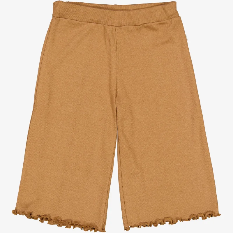 Brand Name Pants-Rib Pants Gaia - caramel