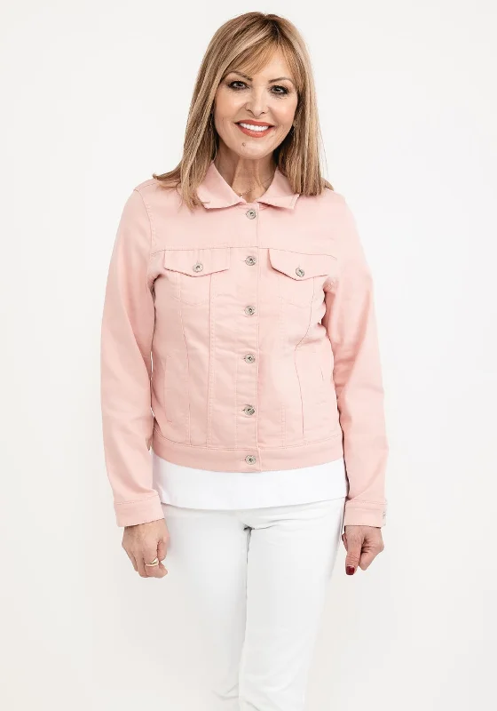 Jackets Classic-Dolcezza Denim Jacket, Blush