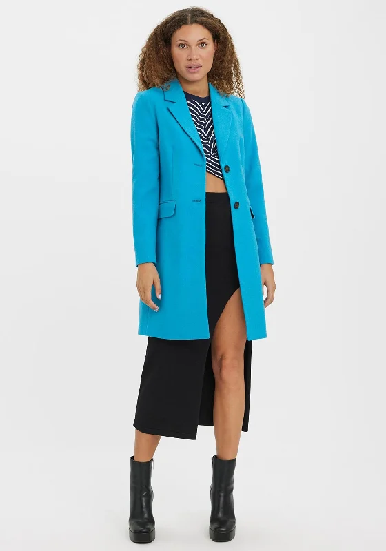 Jackets Skiing-Vero Moda Gianna Faux Wool Coat, Caneel Bay