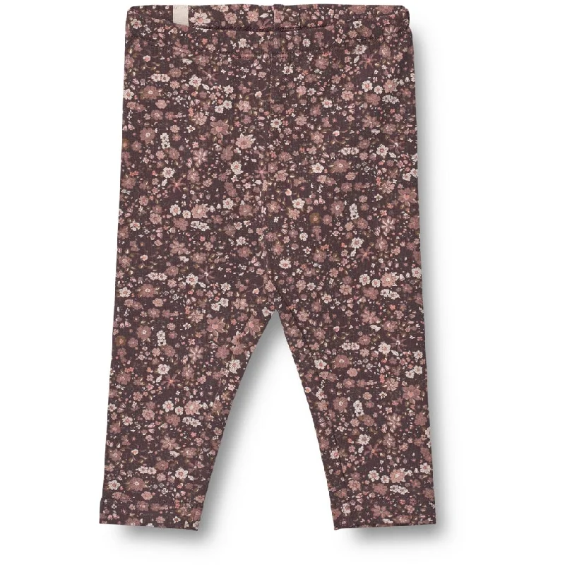 Team Pants-Jersey Leggings - soft eggplant meadow