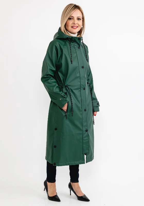 Jackets Youth-Frandsen Water Resistant Extra Long Raincoat, Pine Green