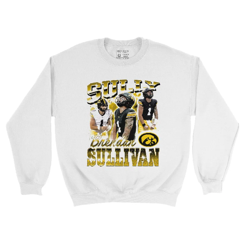 Long Sleeve Durable-EXCLUSIVE RELEASE: Brendan Sullivan "Sully" Graphic White Crew