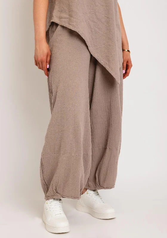 Minimalist Pants-One Life Savannah Trousers, Taupe