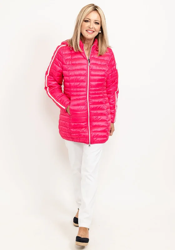 Jackets Personalized-Normann Sporty Sleeve Quilted Jacket, Pink