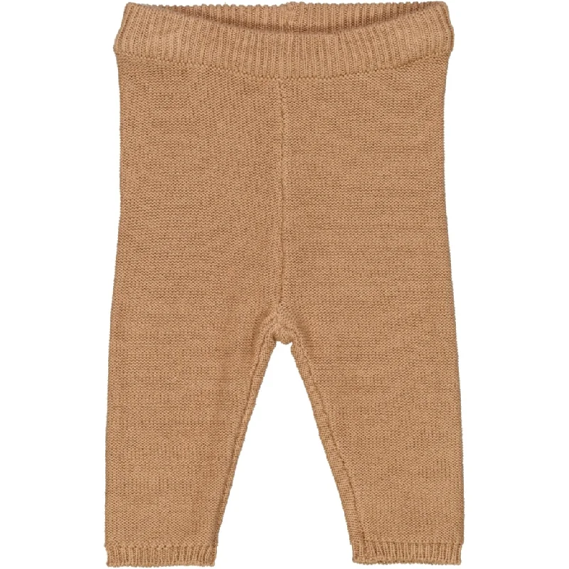 Painter Pants-Knit Trousers Willow - affogato