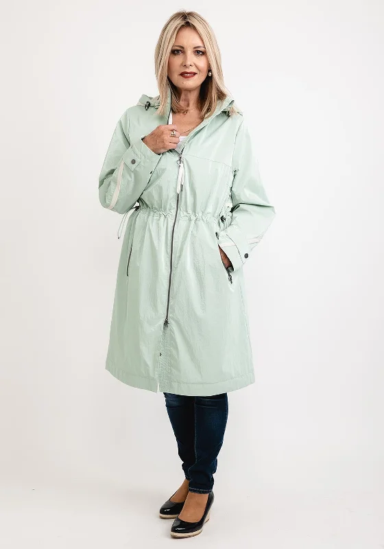 Jackets Cartoon-Frandsen Long Parka Jacket, Mint Green