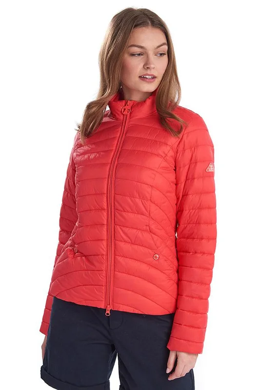 Jackets Pullover-Barbour Womens Shoreward Quilted Jacket, Coral