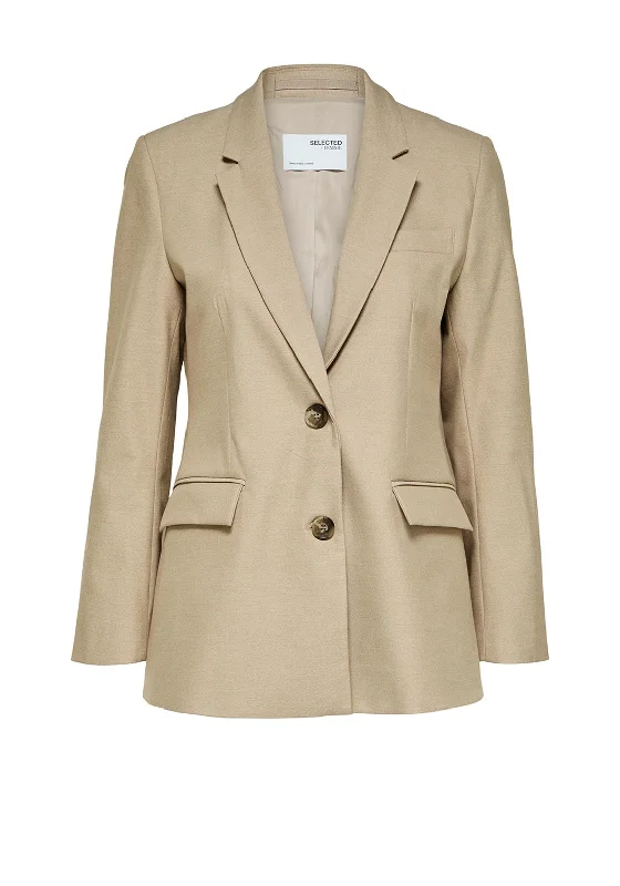 Jackets Classic-Selected Femme Eliana Blazer, Nomad