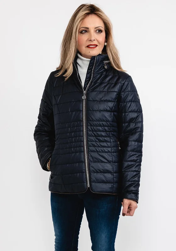 Jackets Sweatproof-Normann Zipped Collar Quilted Jacket, Navy