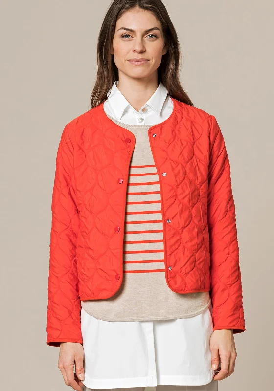 Jackets Championship-Bianca Liana Quilted Short Jacket, Fire