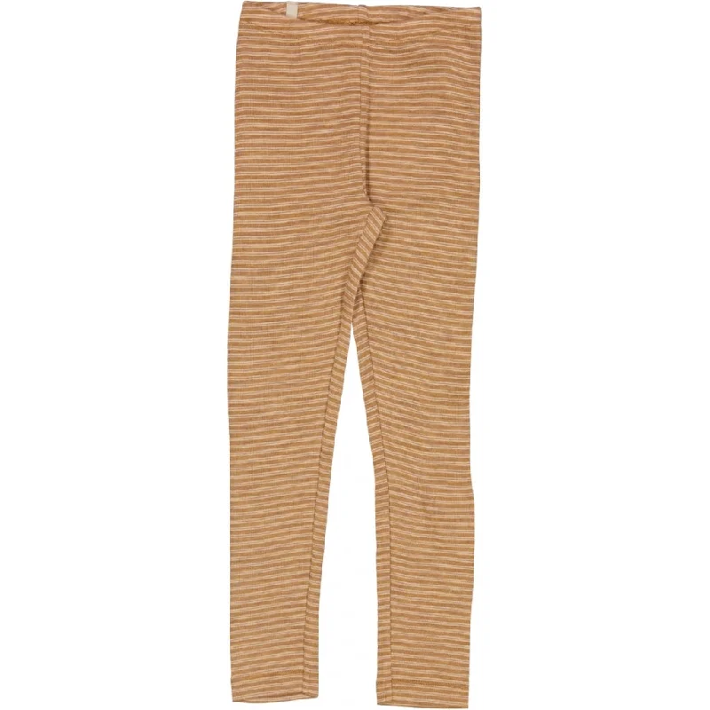 Waterproof Work Pants-Wool Leggings - clay melange wool stripe