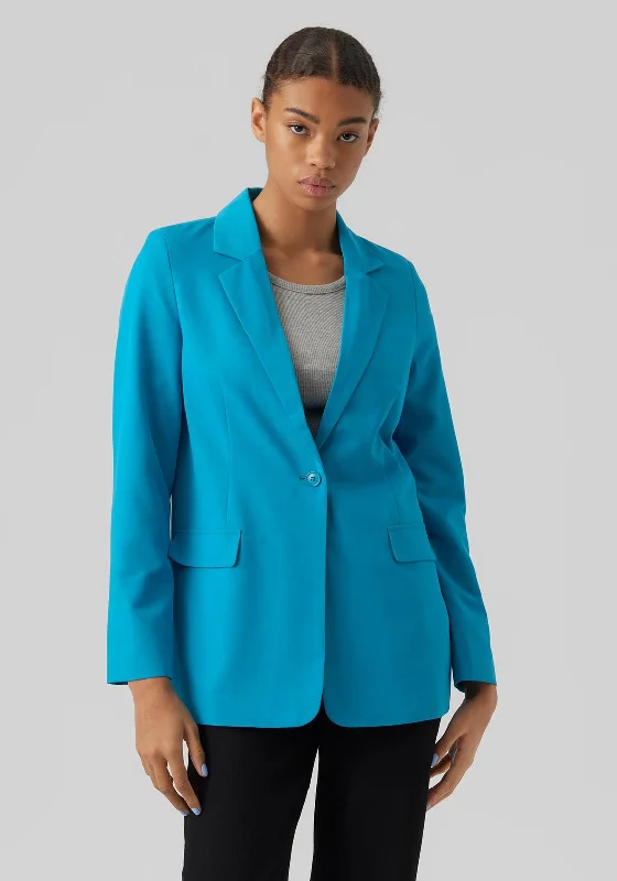 Jackets Fuzzy-Vero Moda Zelda Loose Blazer, Caneel Bay