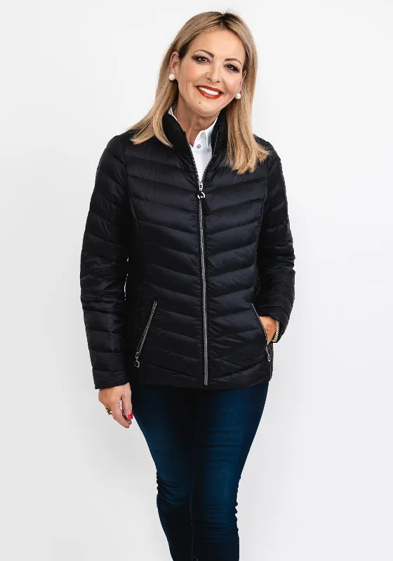 Jackets Blank-Frandsen Duck Down Quilted Short Jacket, Black