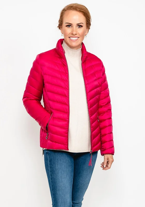 Jackets Home-Frandsen Duck Down Quilted Short Jacket, Magenta