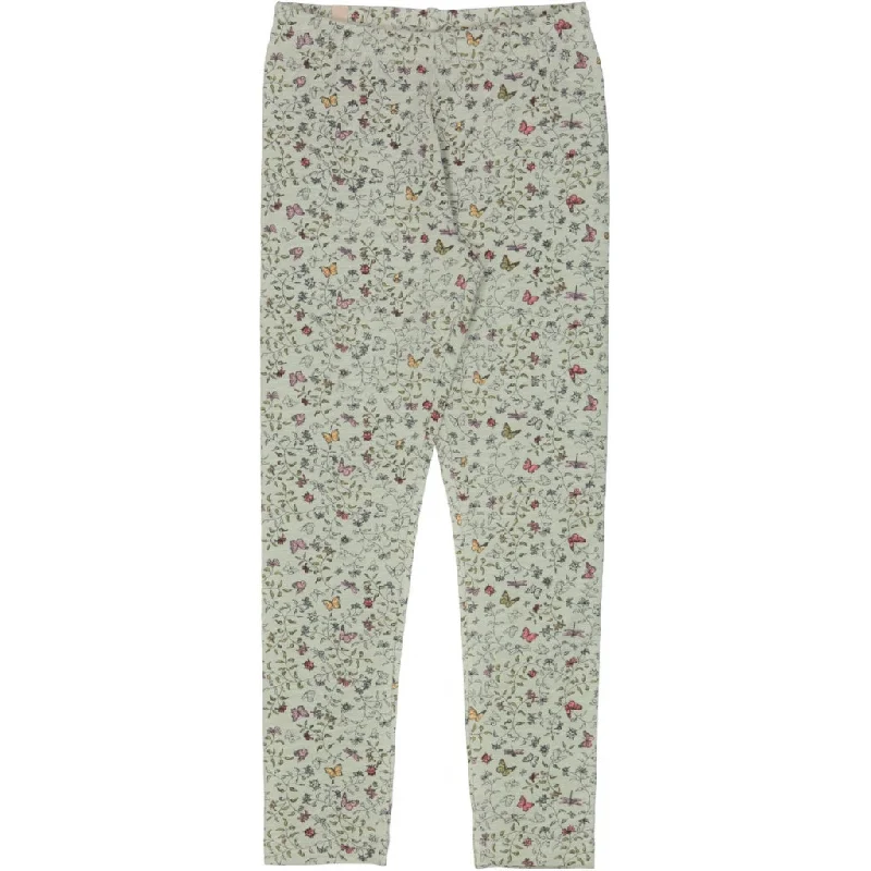 Grunge Pants-Jersey Leggings - morning mist insects