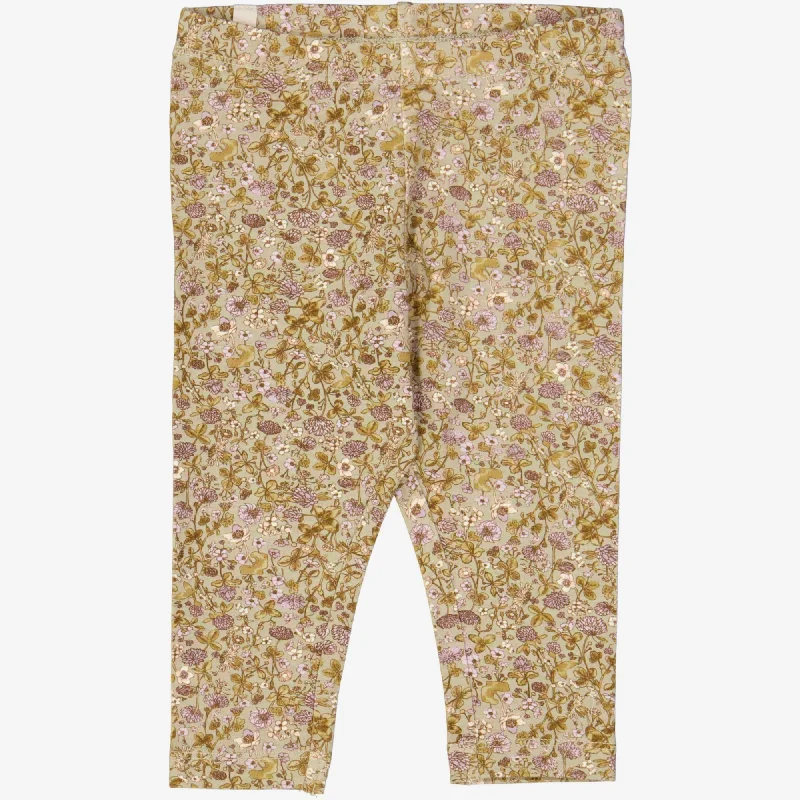 Fashionable Pants-Jersey Leggings | Baby - fossil flowers