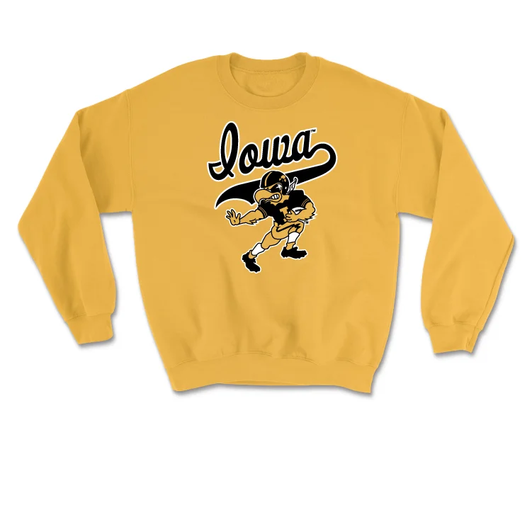 Long Sleeve Movie-Themed-Gold Football Mascot Crew - Rusty VanWetzinga