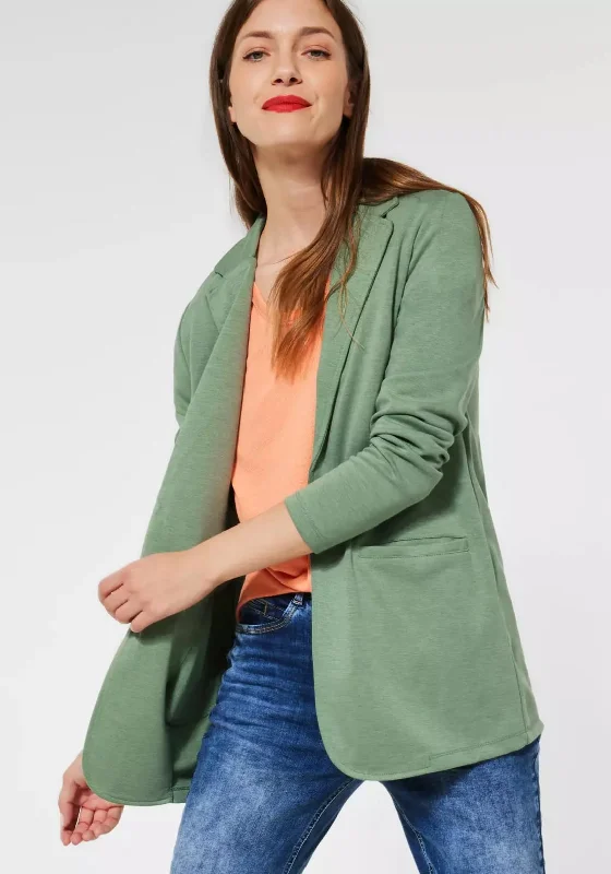 Jackets Yellow-Street One Casual Blazer, Green Melange