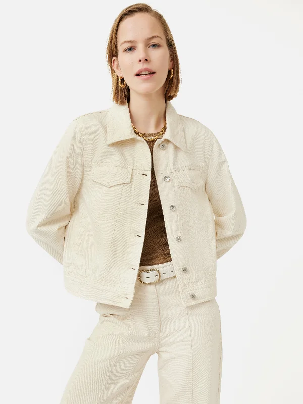 Jackets Lightweight-Denim Jacket | Cream