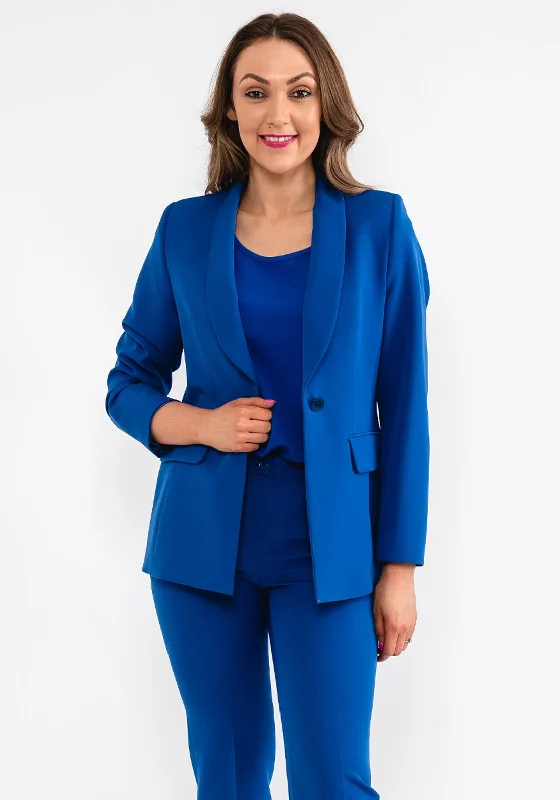 Jackets Gothic-Christina Felix Single Breasted Blazer, Cobalt