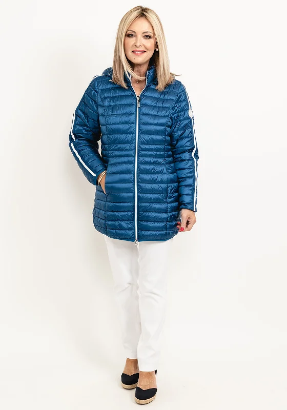 Jackets Custom-Normann Sporty Sleeve Quilted Jacket, Blue