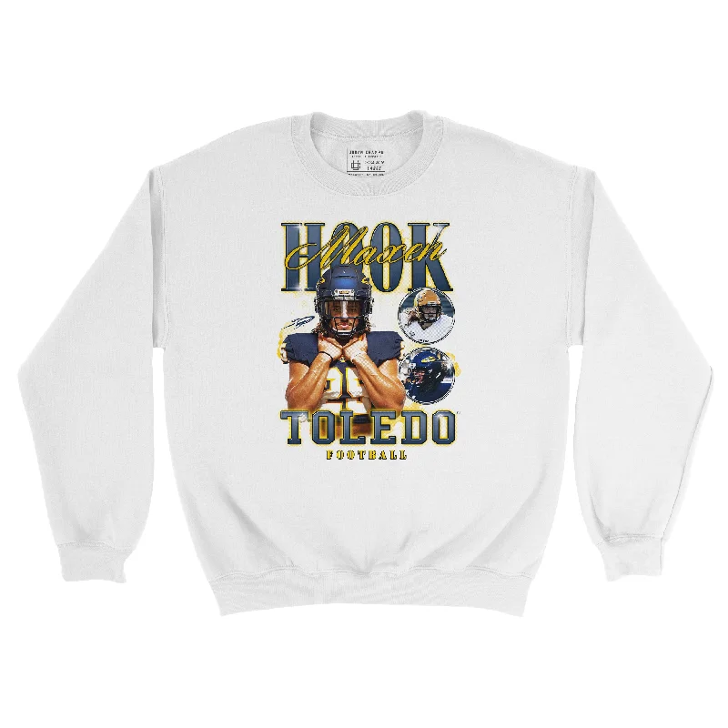 Long Sleeve Spring-EXCLUSIVE RELEASE: Maxen Hook Graphic White Crew