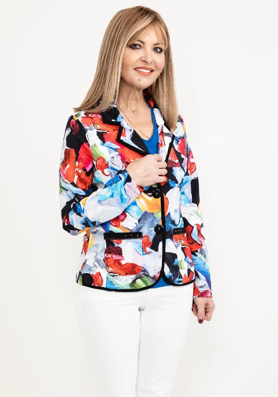 Jackets Modern-Dolcezza Bold Print Jersey Blazer, Multi