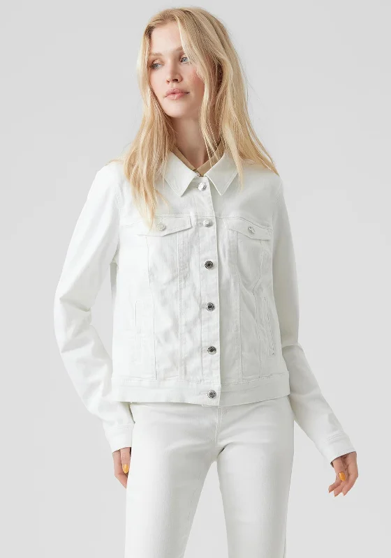 Jackets Concert-Vero Moda Wild Soya Short Denim Jacket, Bright White