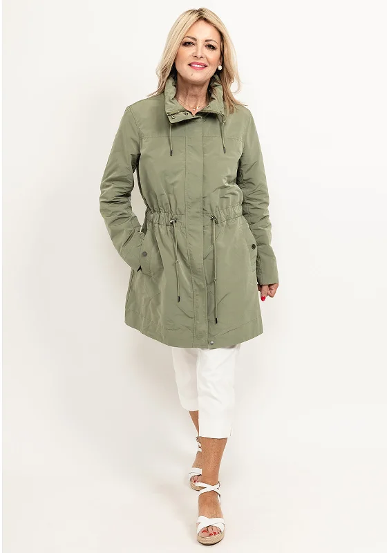 Jackets Concert-Guess Womens Parka Long Jacket, Green