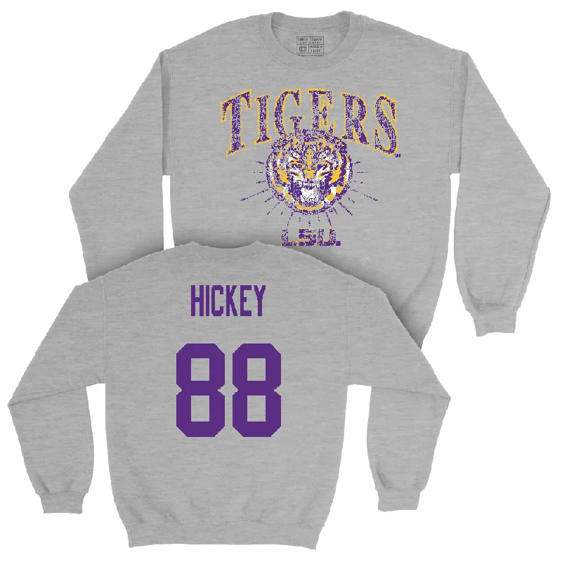 Long Sleeve Corduroy-Football Sport Grey Tigers Crew  - Preston Hickey