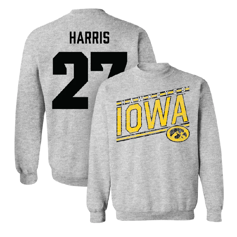 Long Sleeve Band-Sport Grey Football Slant Crew   - Jermari Harris