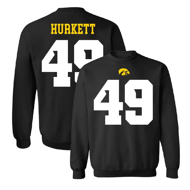 Long Sleeve Smart Casual-Black Football Shirsey Crew   - Ethan Hurkett