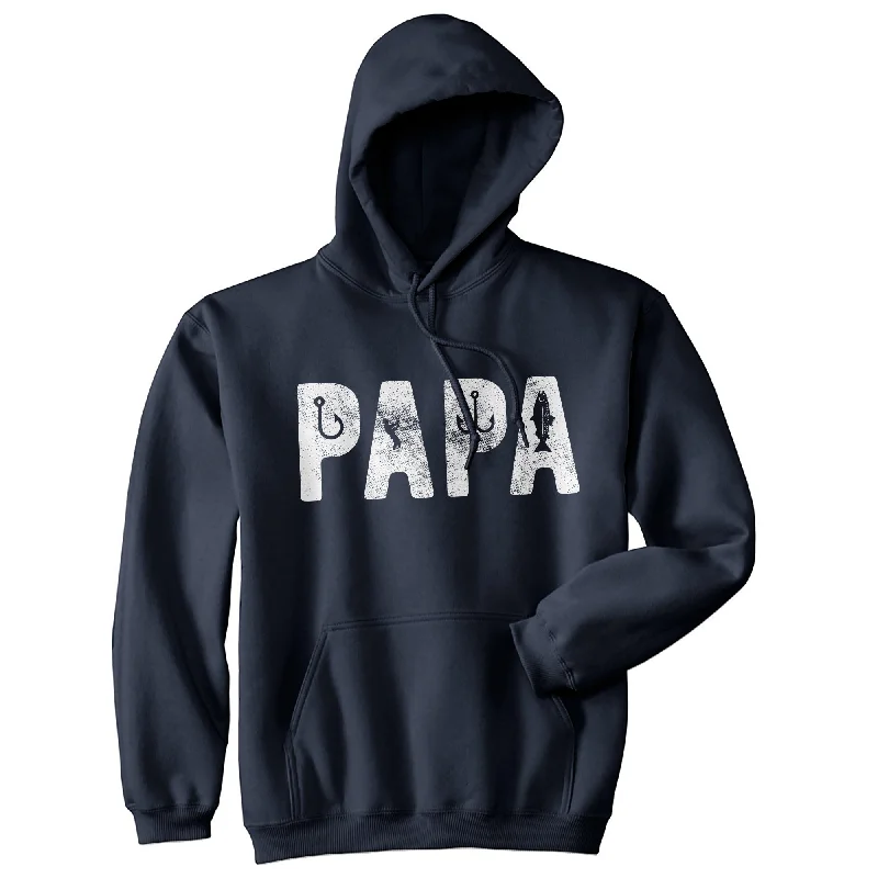 Hoodie Retro-Papa Fishing Hoodie