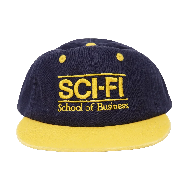 Hat Superhero-Sci-Fi School Of Business Hat - Navy/Yellow