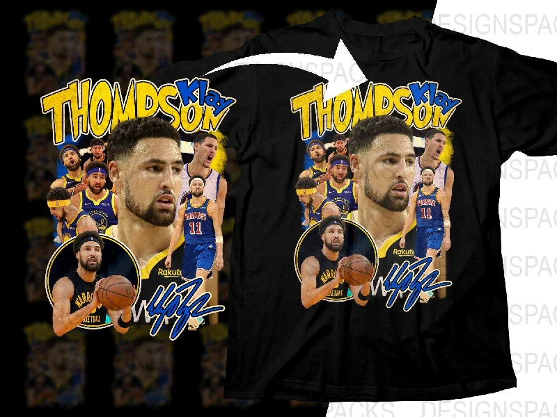 T-Shirt Motivational-Klay Thompson Basketball Star Bootleg Png Digital Download