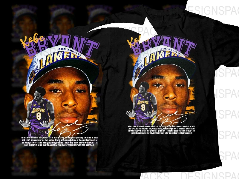 T-Shirt Best Deals-Legendary Kobe Bryant Basketball Player Bootleg Png Digital Download