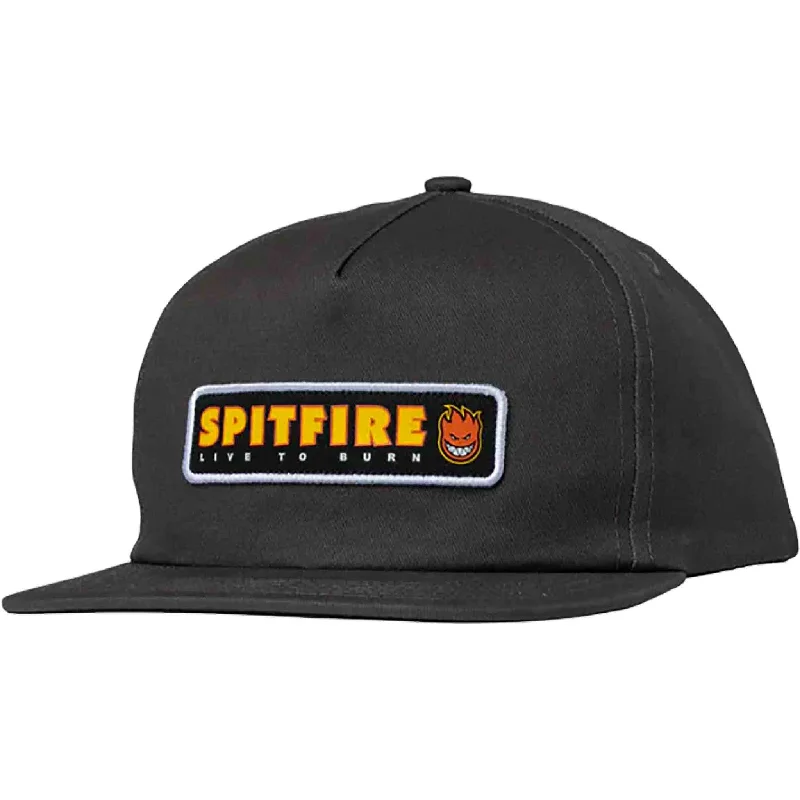 Hat Camping-Spitfire LTB Patch Snapback Charcoal